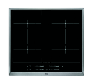 AEG HKE64450XB 60 cm, 4-fach Induktion MaxiSense Plus (4x21cm), BridgeFunktion