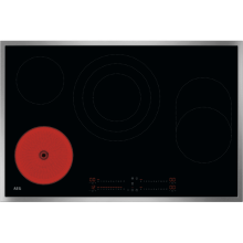 AEG OHI84A07XB Glaskeramikkochfeld autark 80cm Hob²Hood SliderTouch Edelstahlrahmen aufliegend