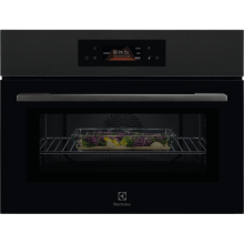 KVLBE28GT Backofen mit Mikrowelle 45cm MattBlack 25Heizarten
