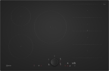Neff T68NUV4A0 Induktionskochfeld 80cm mattschwarz TwistPad SmartHoodAutomatic rahmenlos aufliegend