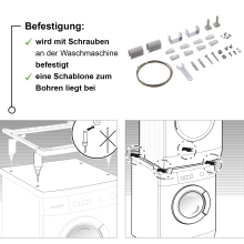 Bosch - WTZ20410 Verbindungssatz Verbindungssatz Rahmen T24 Sonderzubehr Trockner