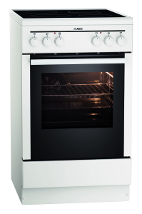 AEG 40095VD-WN Standherd 50cm weiss mit Glaskeramik