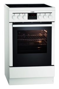 AEG 47095VD-WN Standherd 50cm weiss mit Glaskeramik