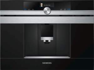 Siemens CT636LES1 Einbaukaffeevollautomat 45cm schwarz/Edelstahl