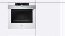 Siemens Backofen HB634GBW1 weiß 13 Heizarten TFT-Display A+
