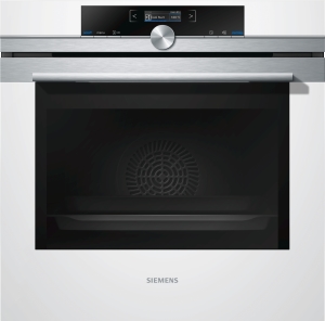 Siemens HB674GBW1 Backofen 60 cm weiß Pyrolyse coolStart softMove TFT-Display