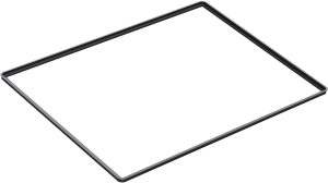 Siemens HZ395800 Sonderzubehör Einbaurahmen 80cm (für flächenbündigen Einbau in Holz Arbeitsplatte)
