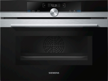 Siemens - CM633GBS1 Einbaubackofen 45cm mit 6 Heizarten u.Mikrowelle