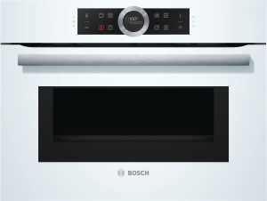 Bosch CMG633BW1 Kompaktbackofen mit Mikrowelle 45cm weiß