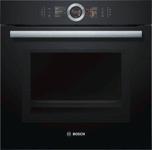 Bosch HNG6764B6 Einbaubackofen m.Mikrowelle u.Dampfstoßfunktion 14Heizungsarten HomeConnect Funktion