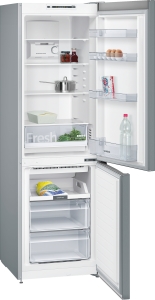 Siemens KG36NNL30 Stand-Kühl-/Gefrierkombination inox-look 186cm NoFrost 302Ltr.Nutzinhalt LED-Bel.A++