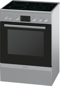 Bosch HCA744350 Standherd 60cm Edelstahl m.Glaskeramik-Kochfeld 3f.Telskop-Auszug