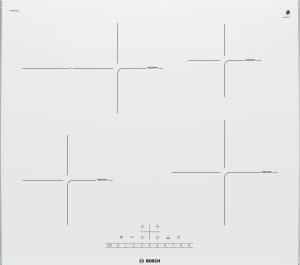 Bosch PIF672FB1E Induktionskochfeld 60cm PolarWeiß ComfortProfil 17Leistungsstufen