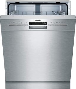 Siemens - SN436S01GE Unterbau - Geschirrspler 60 cm Edelstahl Inkl. Sockelblech 46dB 6Programme A++