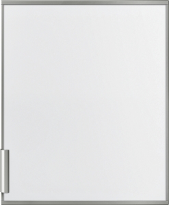 Siemens KF10ZAX0 Zubehör Kühlschränke weiße Türfront mit Dekorrahmen und Griff aus Aluminium, Abmessungen: 725 x 592 mm