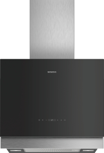 Siemens LC67FQP60 Schwarz mit Glasschirm Wand-Esse, 60 cm