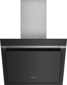 LC67KHM60 Schwarz mit Glasschirm Wand-Esse, 60 cm