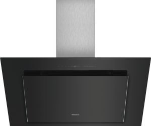 LC98KLV60 Schwarz mit Glasschirm Wand-Esse, 90 cm