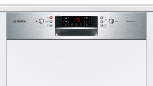 Bosch SMI46CS01E Silence Plus Geschirrspüler 60 cm Integrierbar - Edelstahl 46dB A+++