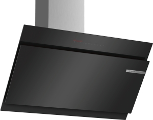 Bosch DWK97JR60 Wandesse, 90 cm Schräg-Essen-Design schwarz 730 cbm/h LED-Modul