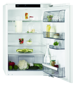 AEG SKE88831AF Einbaukühlschrank ohne Gefrierfach, 88cm Nischenhöhe, Festtür-Technik A+++