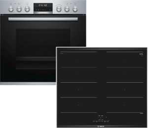 Bosch HND679LS65 (HEB578BS1 + NXX675CB1E )mit Induktion Pyrolyse Backwagen Autopilot 30 A