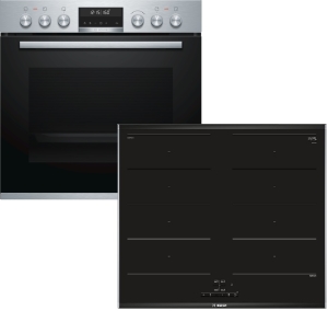 Bosch HND679LS60 ( HEA5784S1 + NXX675CB1E ) Herdset mit Pyrolyse 3fach Auszug Induktionskochfeld