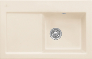 Villeroy & Boch - 671402FU Keramiksple Subway 45 ivory Excenter Hl1+2 Becken rechts