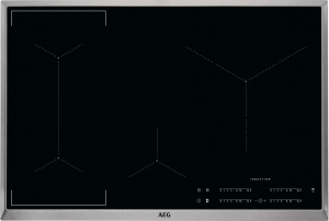 AEG IKE84445XB Kochfeld Induktion 80 cm Edelstahlrahmen