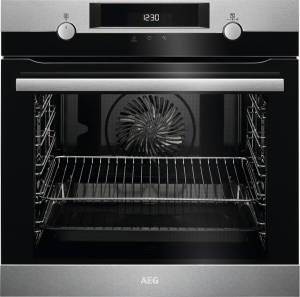 AEG BPB435020M Backofen Pyrolyse 8 Heizarten Edelstahl