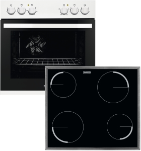 Zanussi HS1101W (SET: ZOU20312WU,ZES6040XBA ) Herdset Weiß