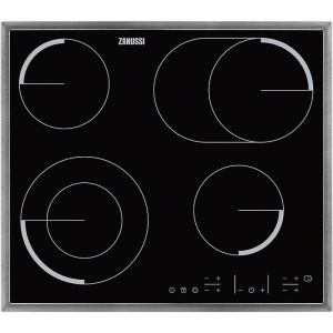 Zanussi ZEV6646XBA Glaskeramik Kochfeld 60 cm Edelstahlrahmen