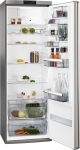 AEG RKB64024DX Stand Kühlschrank 185cm Edelstahl-Tür LED EEK: A++