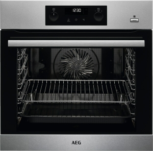 AEG - BPB355020M Backofen SteamBake Pyrolyse 8 Heizarten Edelstahl