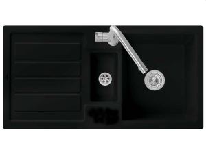 Villeroy & Boch 330402S5 Flavia 60 Excenter ebony c+ inkl. Bohrung