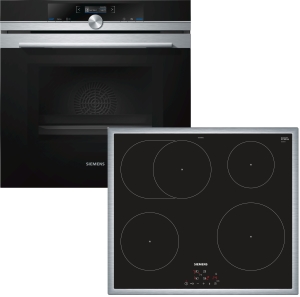 Siemens - EQ672IC00Z ( HM633GNS1, EH645BFB1E ) Backofenset Induktion 10 Heizarten TFT-Display  Teleskopauszug