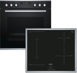 Bosch HND676FH60 ( NWP645CB2E, HET278YS1 ) Herdset Induktion AutoPilot30 Teleskopauszug Pyrolyse