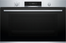 VBD5780S0 Backofen 90 cm breit LCD-Display 10 Heizarten Teleskopauszug Pyrolyse EEK: A+