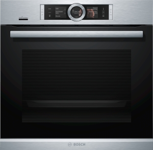 Bosch - HRG636XS7 Dampfbackofen HomeConnect BoschAssist TFT-Touchdisplay  15 Heizarten Teleskopauszug