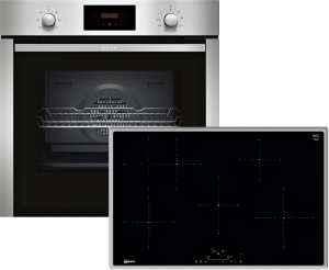 XB38I ( B1CCC0AN0 + T48BD00N0 ) Backofenset 5 Heizarten LED-Display Induktion