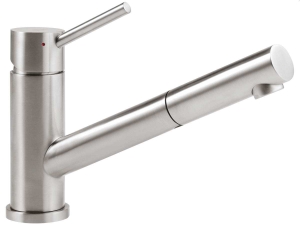 Villeroy & Boch - 925200LC Como Shower Einh.-Spltischbatt.  HD-Armatur m. Schlauchbrause Edelst. mas