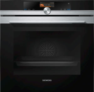 Siemens HS636GDS2 Dampfbackofen Edelstahl TFT-Touchdisplay cookControlPlus Bratenthermometer Plus