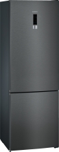 Siemens KG49NXXEA Stand Kühl-Gefrier-Kombi blackSteel 70cm EmotionLight noFrost hyperFresh EEK:E