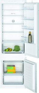 KIV87NSF0 Einbau Kühl-Gefrier-Kombi 178 cm Nische LED hyperFresh EEK:F - Schlepptür