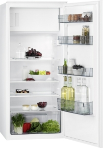 SFB412F1AS Kühlschrank mit Gefrierfach 123 cm Nische Nutzinhalt 187Ltr. LED Schlepptürtechnik EEK:F