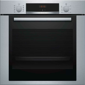 HBA3140S0 Backofen 60 cm LED-Display Edelstahl 7 Heizarten EcoClean 1fach-Auszug EEK:A