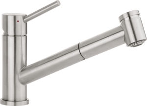 927200LC Como Switch Edelstahl massiv Küchenarmatur Schlauchbrause Hochdruck