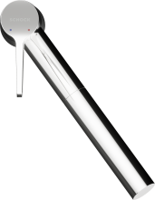 Schock SC-510 Onyx ( 554120GON ) Chrom CRISTALITE® Ummantelung Onyx Ausziehbarer Auslauf HD Schwenkb. 120°