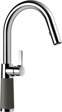 Schock SC-520 Carbonium ( 555120CAR ) Chrom CRISTADUR® Ummantelung Carbonium Ausziehbarer Auslauf HD 120°