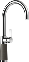 Schock SC-520 Carbonium ( 555000CAR ) Chrom CRISTADUR® Ummantelung Carbonium Festauslauf HD Schwenkb. 360°